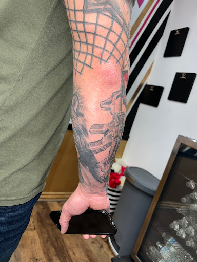Explore flame tattoo ideas, creative tattoo ideas in Pearcy, available at Studio 621 Tattoo