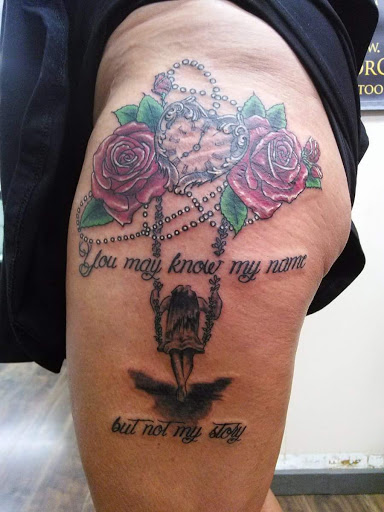 Explore bakugou tattoo ideas, creative tattoo ideas in Lake Jackson, available at Seven Souls Tattoo Studio