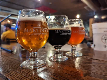 Craft beer at a brewery in KCMO Missouri