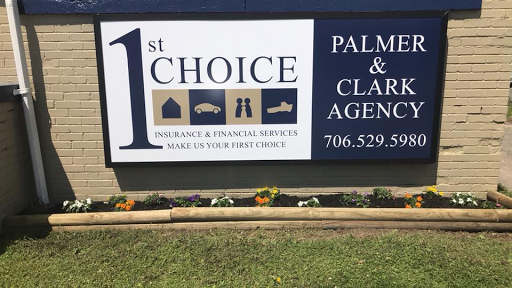 1st Choice Insurance - Palmer & Clark Agency, 216 W Crawford St, Dalton, GA 30720