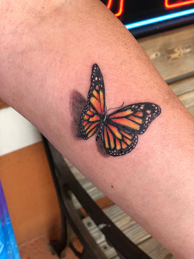 Explore compass tattoo ideas for men, creative tattoo ideas in Fort Myers Beach, available at Paradise Tattoo