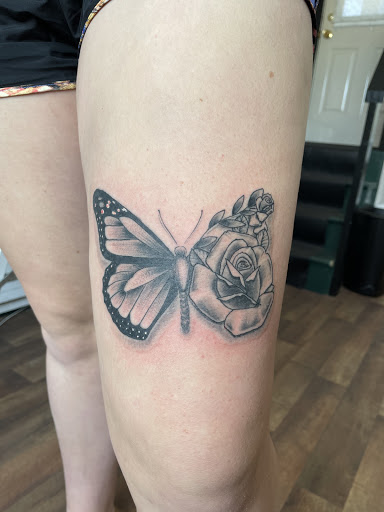 Explore rip sister tattoo ideas, creative tattoo ideas in Washburn, available at Elevated Vision Tattoo Studio