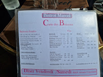 Marcel Apéro Bistro à Rouen menu