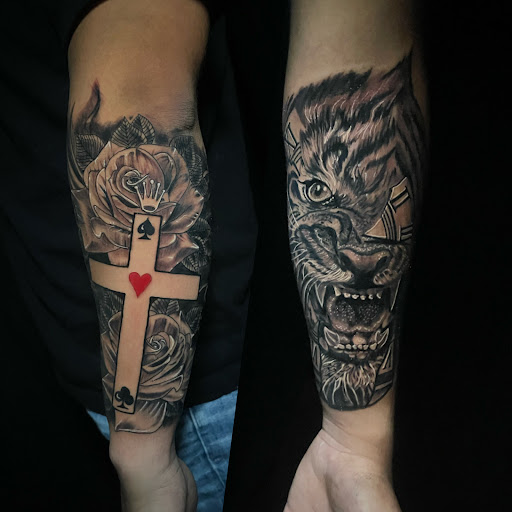 Explore yoga tattoo ideas, creative tattoo ideas in San Diego, available at High Class Tattoo SD