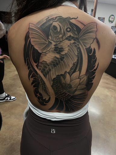 Explore mens chest tattoo ideas, creative tattoo ideas in Oklahoma City, available at Oklahoma Tattoo Collective