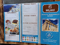 Carte du Restaurant Helios à Nice
