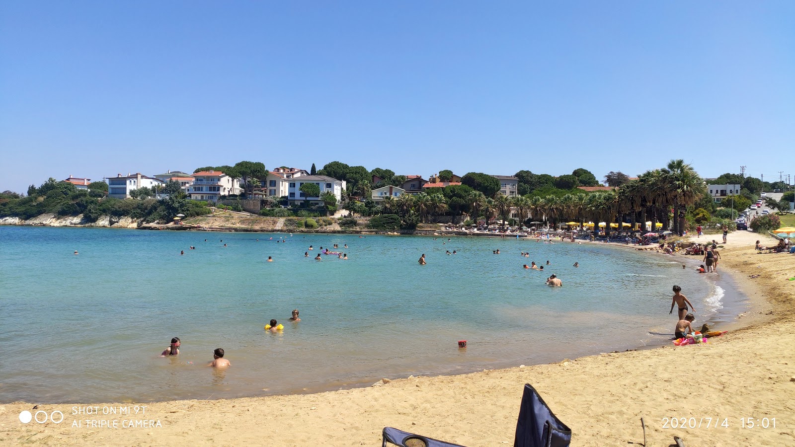 Photo de Palmiye beach avec petite baie