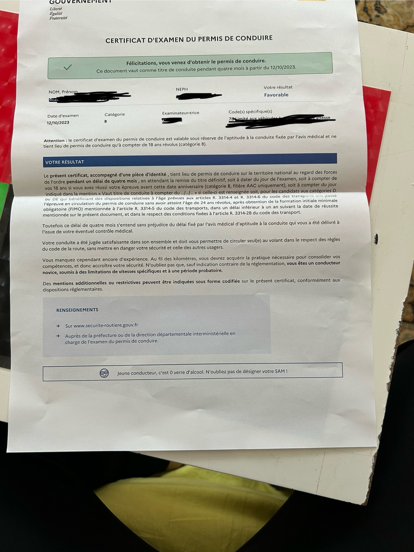 Photo n° 1 de l'avis de Hussen.o fait le 13/10/2023 à 09:46