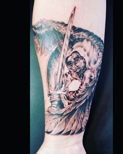 Explore stardust tattoo ideas, creative tattoo ideas in Ambler, available at Tattoo GalaxyAmbler Piercing & Custom Tattoos