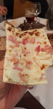 Tarte flambée du Restaurant de spécialités alsaciennes Restaurant Steinmuehl à Lampertheim - n°15