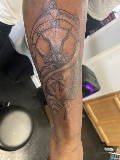 Explore pacman tattoo ideas, creative tattoo ideas in Memphis, available at Inkatsuki Tattoos Art Studio