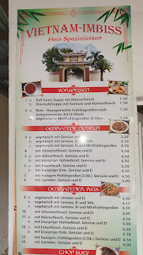 Menu du Vietnam-Imbiss à Oderwitz