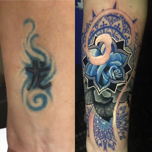 Explore unique lettering tattoo ideas, creative tattoo ideas in Norwalk, available at Stuck Tattoo Gallery