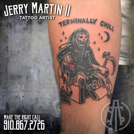Explore cover up sleeve tattoo ideas, creative tattoo ideas in Fayetteville, available at American Tattoo Society of Fayetteville