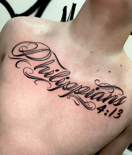 Explore god of war tattoo ideas, creative tattoo ideas in San Antonio, available at Ink & Iron Tattoos & Piercings