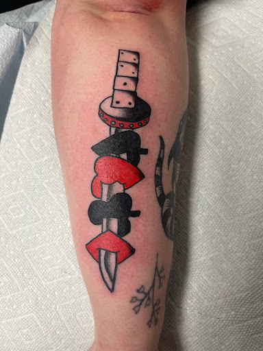 Explore top gun tattoo ideas, creative tattoo ideas in Concord, available at Sterling Tattoo Club