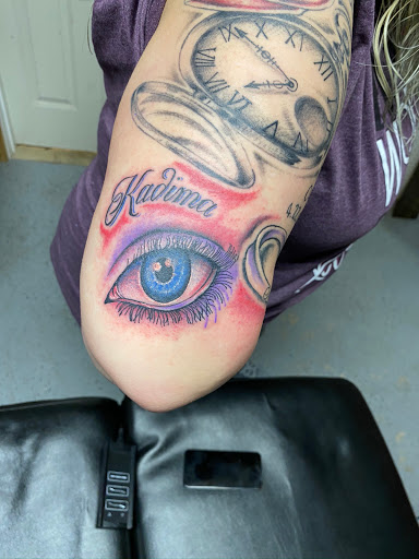 Explore magician tattoo ideas, creative tattoo ideas in Chillicothe, available at Grimey Inc Tattoos