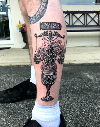 Explore hexagon tattoo ideas, creative tattoo ideas in Ocean View, available at Moonlight Tattoo