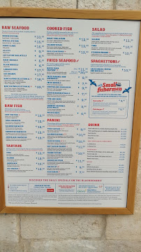 Menu du Pescaria à Trani