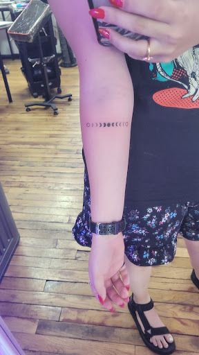 Explore number 9 tattoo ideas, creative tattoo ideas in Las Cruces, available at Lucky Needle Tattoo Merch Shop