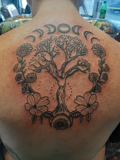 Explore angel forearm tattoo ideas, creative tattoo ideas in Spokane, available at PNW Tattoo