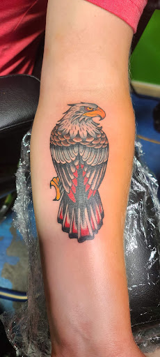 Explore mens family tattoo ideas, creative tattoo ideas in Dallas, available at Freak Show Studio