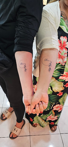 Explore letter e tattoo ideas, creative tattoo ideas in Honolulu, available at Sacred Art Tattoo Waikiki