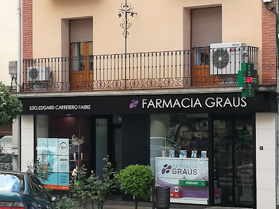 Farmacia Graus (Titular: Edgard Carretero Farré) C. Salamero, 10, 22430 Graus, Huesca, España