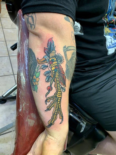 Explore arm filler tattoo ideas, creative tattoo ideas in Merchantville, available at 168 Tattoo