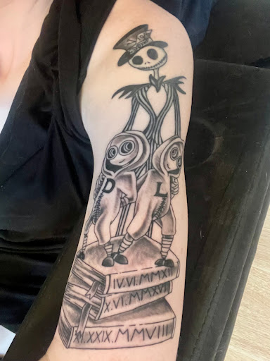 Explore forearm watercolor tattoo ideas, creative tattoo ideas in Ocala, available at Smokey Fockers Smoke & Tattoo Shop