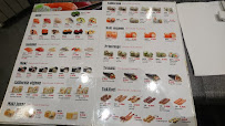 Restaurant de sushis Sushi bar à Paris (le menu)