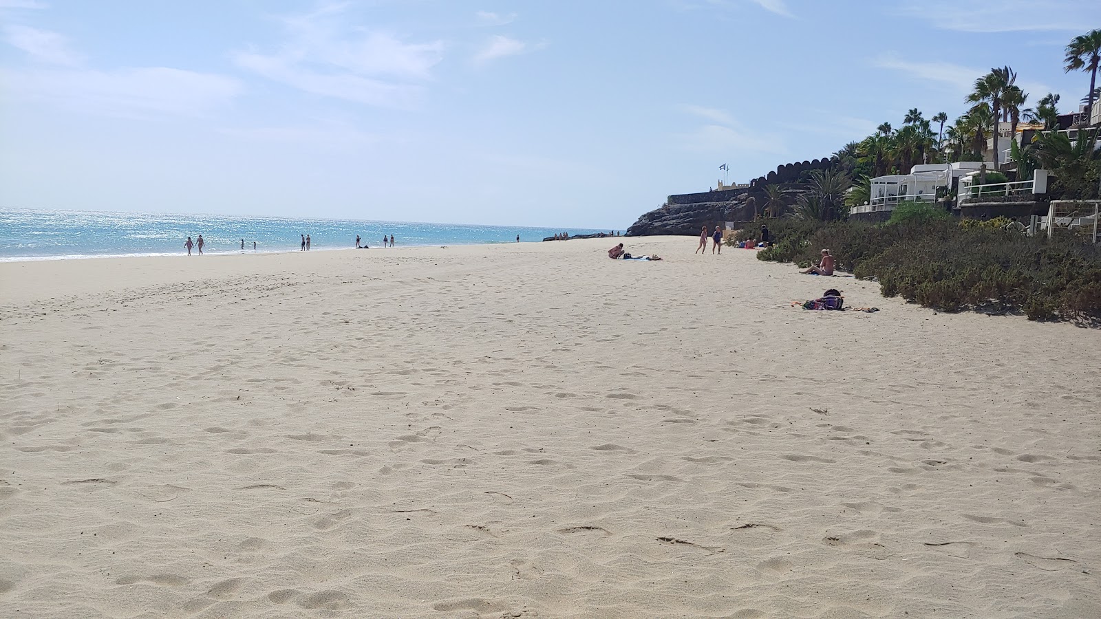 Fotografija Plaža Costa Calma in naselje