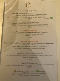 Sora Maria e Arcangelo à Olevano Romano menu