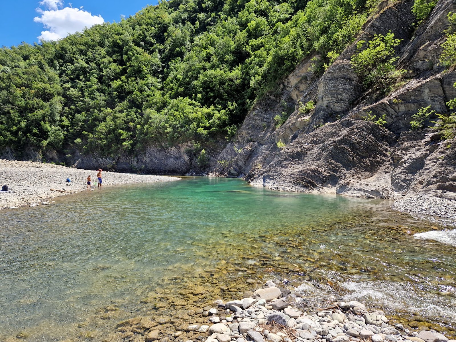 Photo de Plage de Bobbio avec plage spacieuse