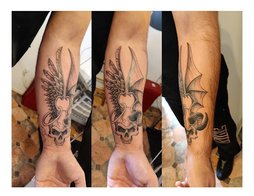 Explore dead relative tattoo ideas, creative tattoo ideas in Hebron, available at Explosive Ink Tattoo