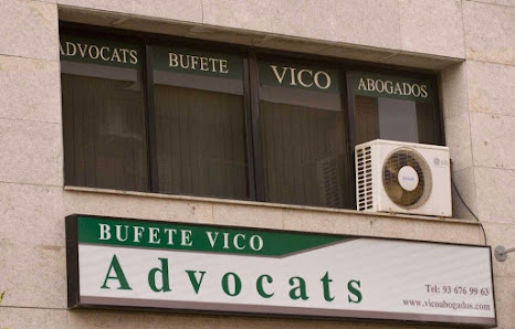 Bufete Vico Abogados 1º, Carrer de Barcelona, 183, 08620 Sant Vicenç dels Horts, Barcelona, España