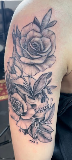 Explore eminem tattoo ideas, creative tattoo ideas in Salem, available at Mayhem Tattoo
