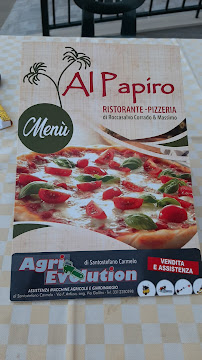 Al Papiro à Rosolini carte