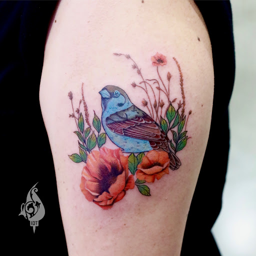 Explore tattoo ideas for behind the ear, creative tattoo ideas in Long Beach, available at Inky Dreams Tattoo