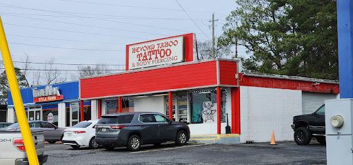 Explore arm and chest tattoo ideas, creative tattoo ideas in Macon, available at Beyond Taboo Tattoo