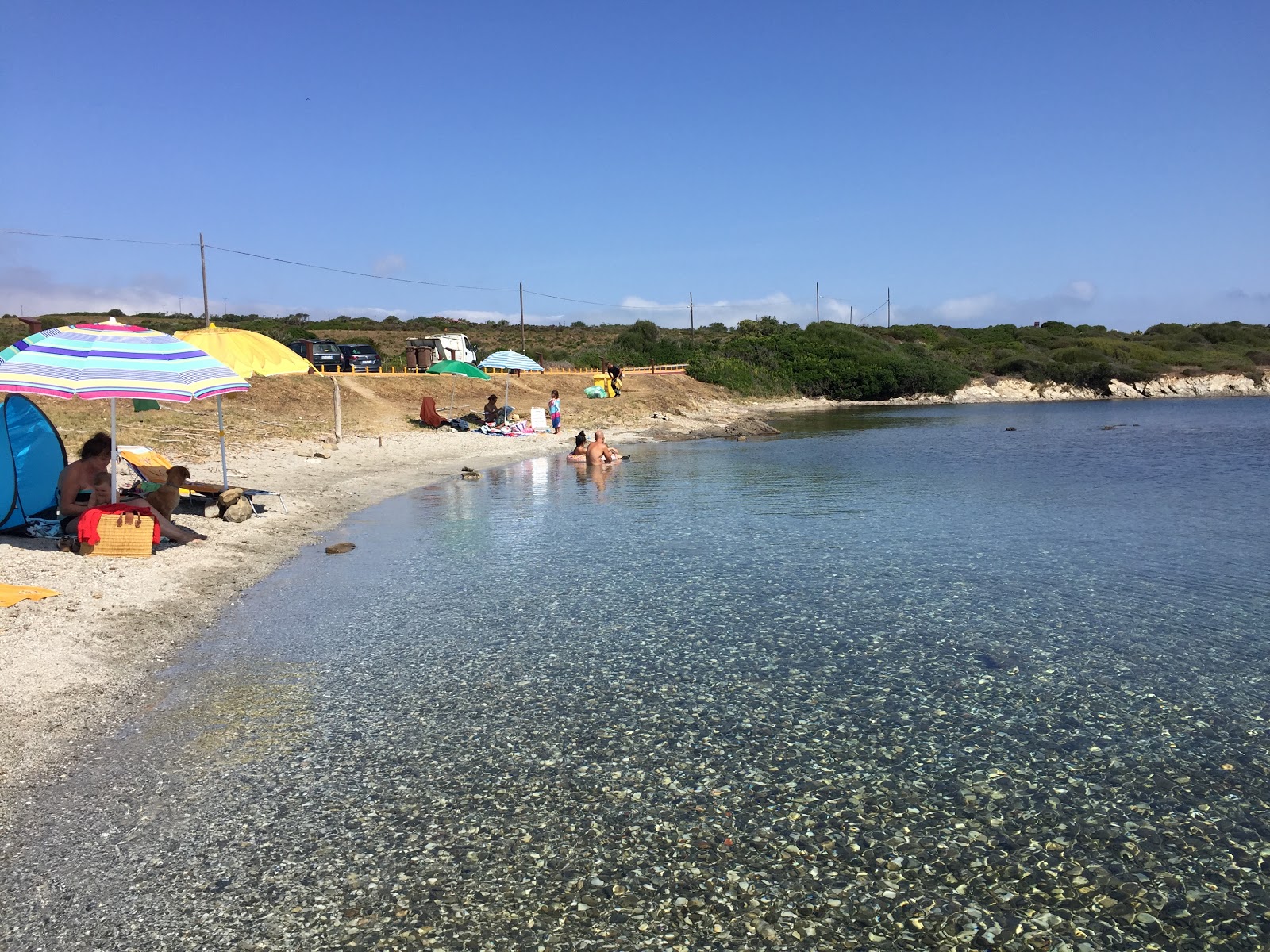 Foto van Tamerici beach met turquoise puur water oppervlakte