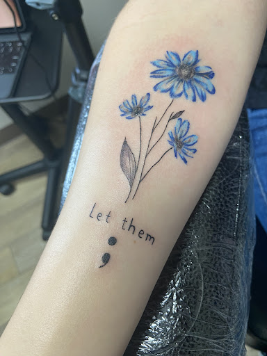 Explore tattoo ideas for women on thigh, creative tattoo ideas in Kingsland, available at These Colors Dont Run Tattoo & Piercing