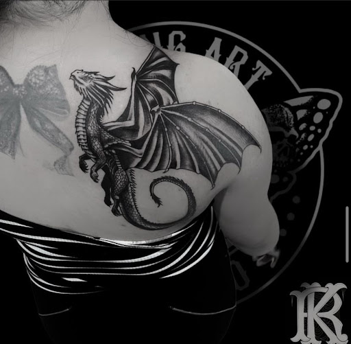 Explore shoe tattoo ideas, creative tattoo ideas in Modesto, available at Dying Art Tattoo