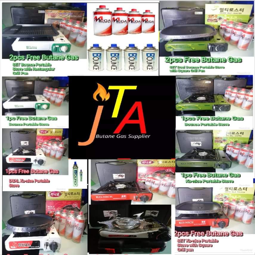 JTA Set Portable Stove & Butane Gas