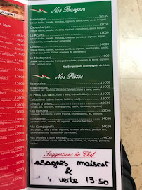 Pizzeria Bella Napoli à Grasse (le menu)