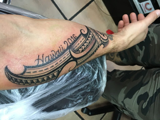 Explore fine line tattoo ideas men, creative tattoo ideas in Honolulu, available at Rock Star Tattoos & Piercings