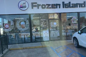 Frozen island ice cream boba tea image