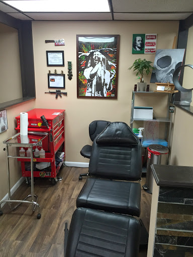 Explore green tattoo ideas, creative tattoo ideas in Hialeah, available at The Shop Tattoo Studio