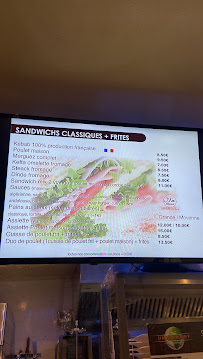 Universoy kebab à Montigny-le-Bretonneux carte