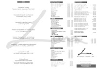 Menu du Luna - Restaurant - Karaoke - Bar à Kornwestheim